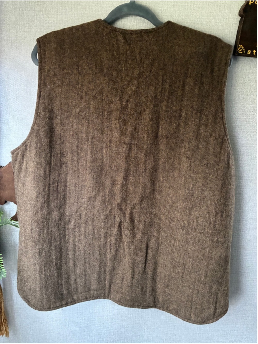 Woolrich Men's Woodruff Vest Brown Large - Picture 5 of 5